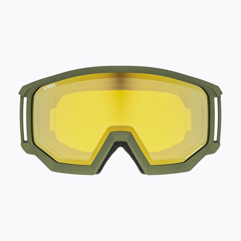 Маска лижна  UVEX Athletic FM croco mat/mirror gold lasergold lite 55/0/520/80 7