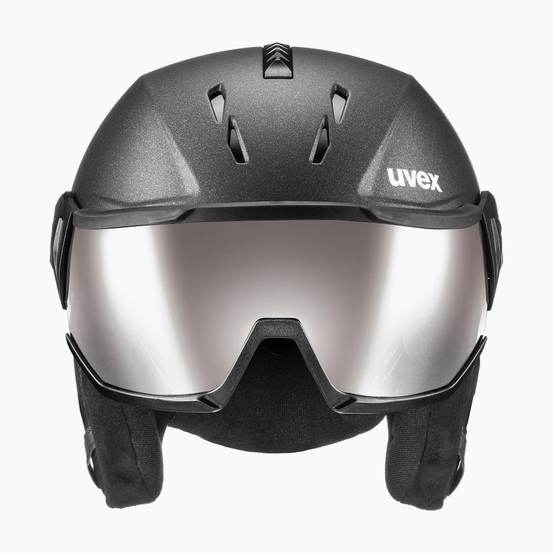 Шолом лижний UVEX Instinct Visor чорний 56/6/261/2003 11