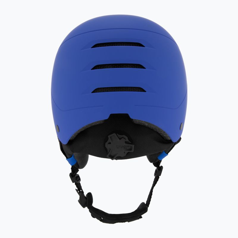 Шолом гірськолижний дитячий UVEX Rocket Visor Jr blue matt/mirror blue/smoke 4