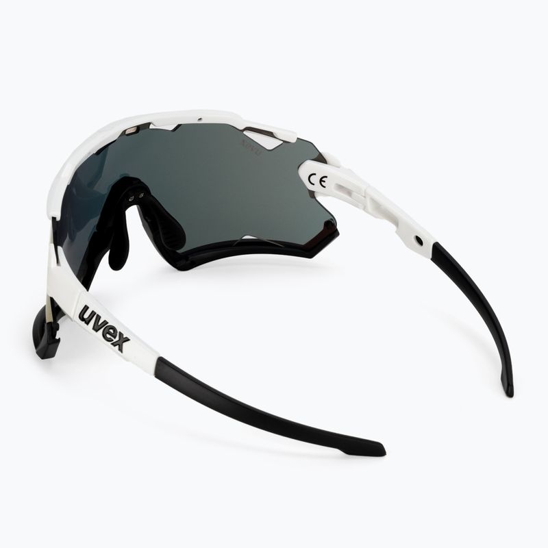 Окуляри велосипедні UVEX Sportstyle 228 white black/mirror red 53/2/067/8206 2