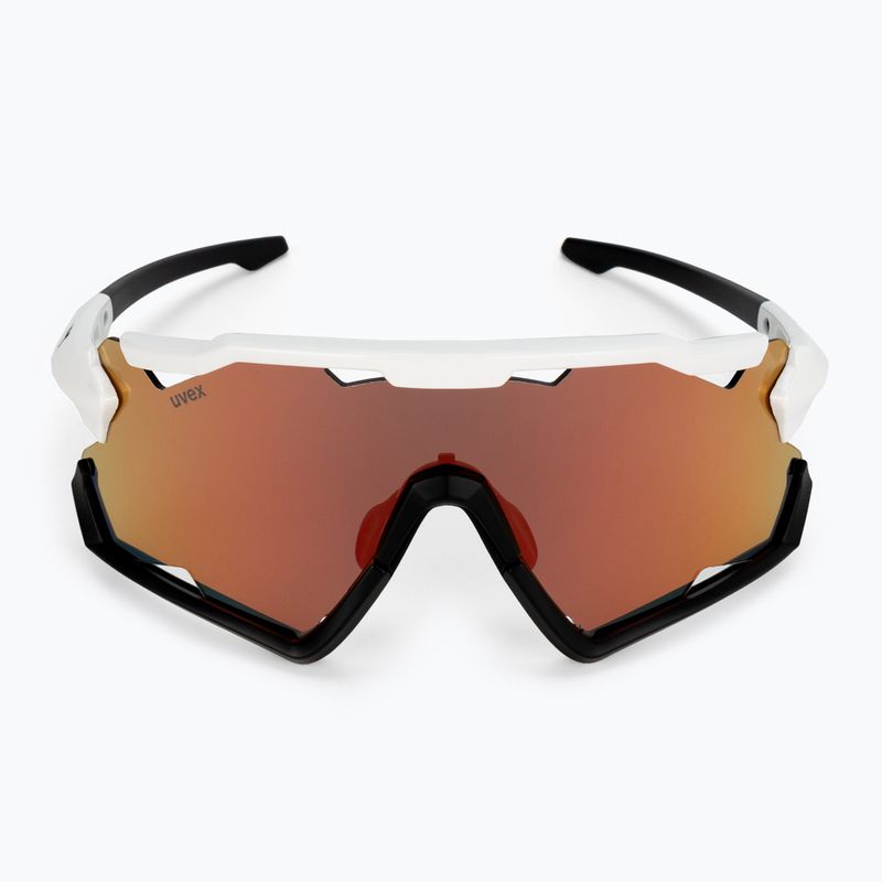 Окуляри велосипедні UVEX Sportstyle 228 white black/mirror red 53/2/067/8206 3