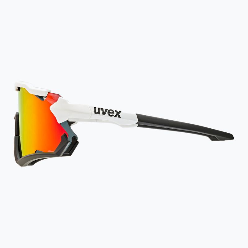 Окуляри велосипедні UVEX Sportstyle 228 white black/mirror red 53/2/067/8206 9