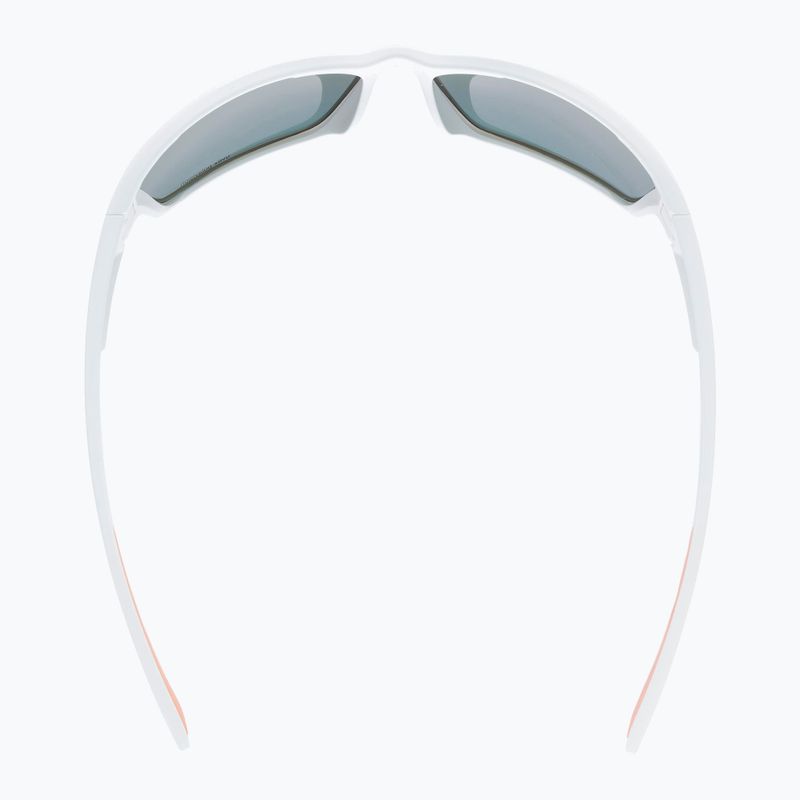Окуляри велосипедні UVEX Sportstyle 233 P white mat/polavision mirror red 53/2/097/8830 9