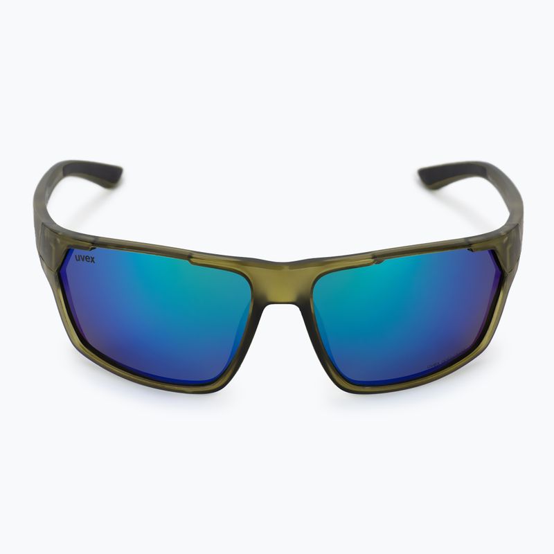Окуляри велосипедні UVEX Sportstyle 233 P green mat/polavision mirror green S5320977770 3