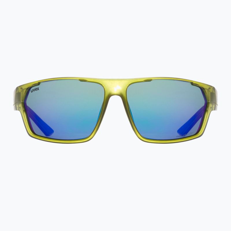 Окуляри велосипедні UVEX Sportstyle 233 P green mat/polavision mirror green S5320977770 7