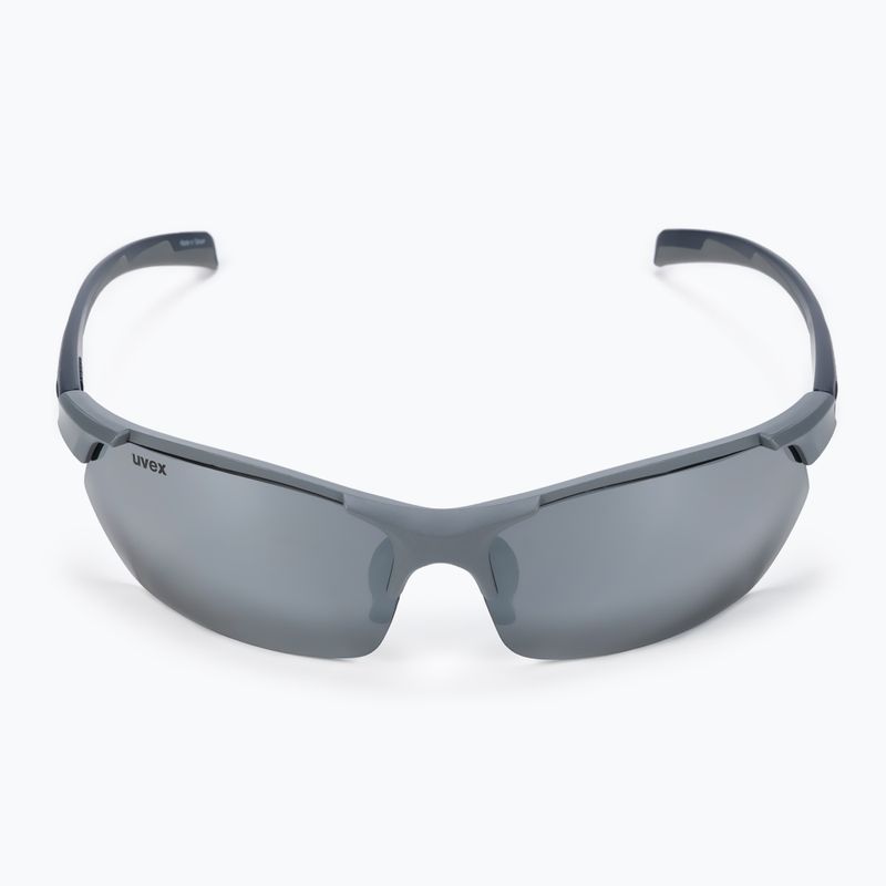 Окуляри сонячні UVEX Sportstyle 114 rhino deep space mat/litemirror silver/litemirror orange/clear 53/0/939/5416 3