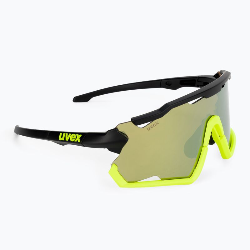 Окуляри велосипедні UVEX Sportstyle 228 black yellow mat/mirror yellow 53/2/067/2616