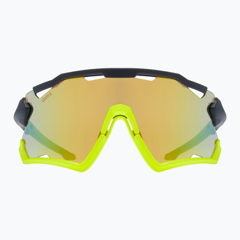 Окуляри велосипедні UVEX Sportstyle 228 black yellow mat/mirror yellow 53/2/067/2616 7