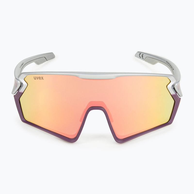Окуляри велосипедні UVEX Sportstyle 231 silver plum mat/mirror red S5320655316 3