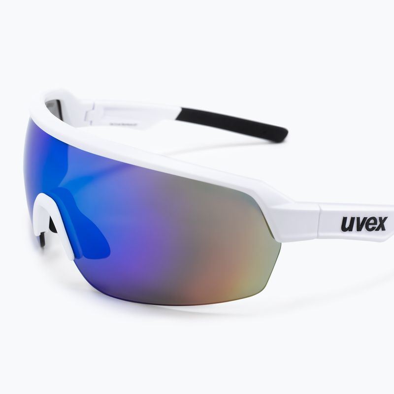 Окуляри велосипедні UVEX Sportstyle 227 white mat/mirror blue S5320668816 5
