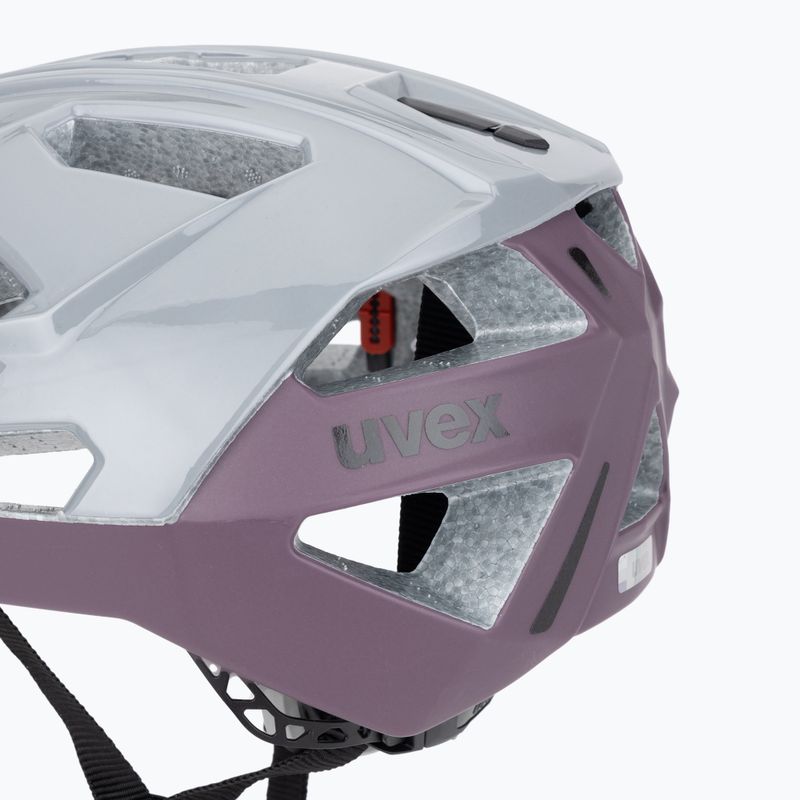 Шолом велосипедний UVEX Gravel X rhino/plum 7