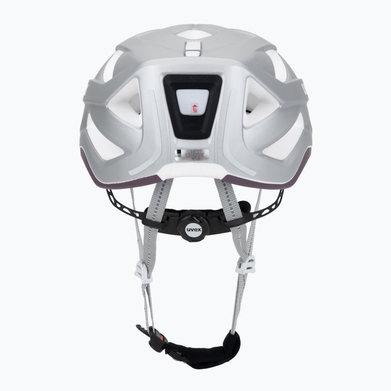 Шолом велосипедний UVEX City Active silver/plum matt 4