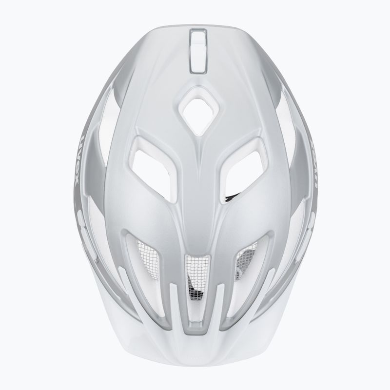 Шолом велосипедний UVEX City Active silver/plum matt 6