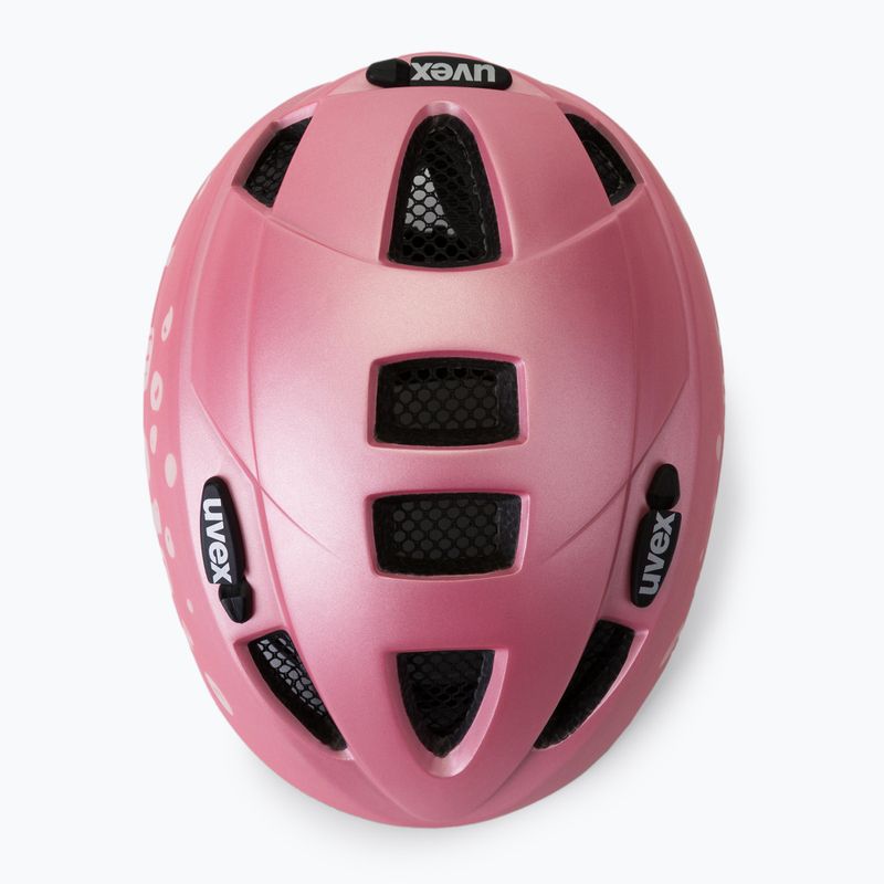 Шолом велосипедний дитячий UVEX Kid 2 CC рожевий S4149820715 6