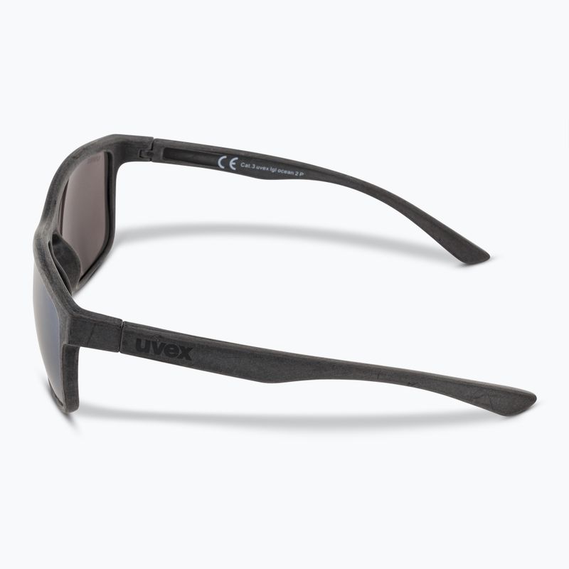 Окуляри сонцезахисні UVEX LGL Ocean 2 P black/matte 5