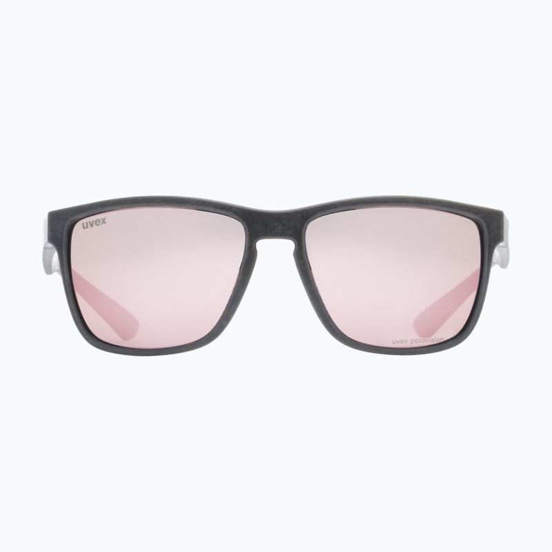 Окуляри сонцезахисні UVEX LGL Ocean 2 P black/matte 8