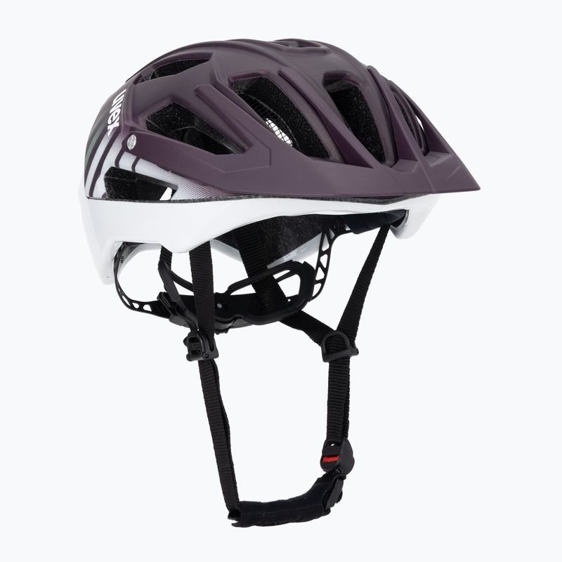 Шолом велосипедний UVEX Quatro CC plum/white matt