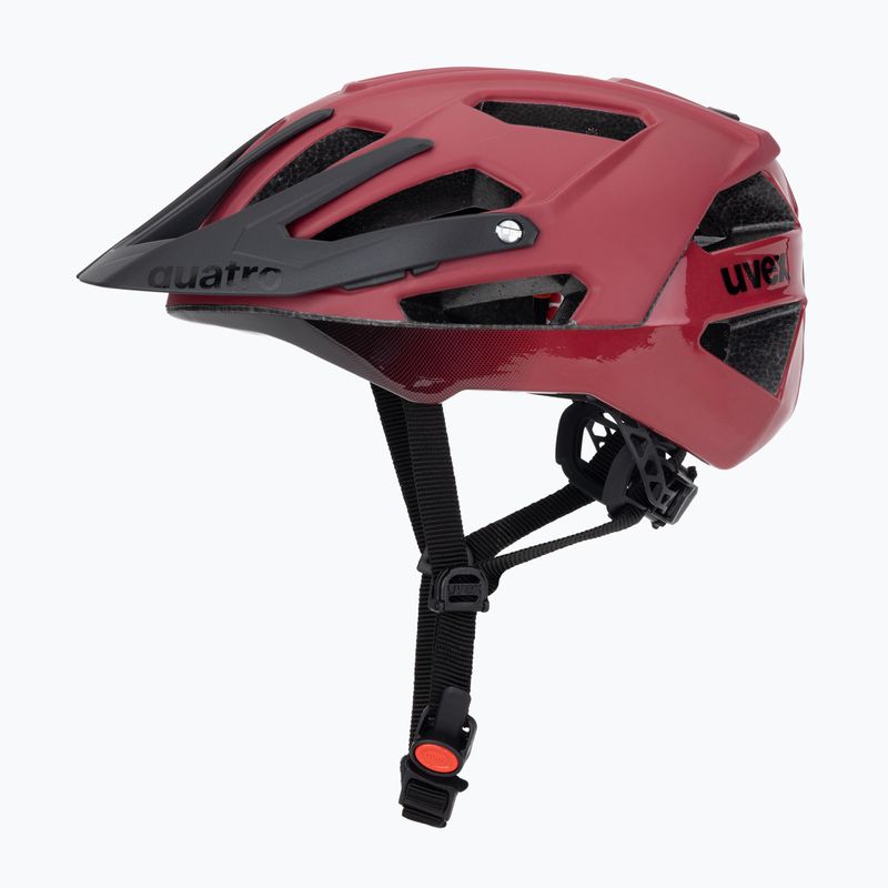 Шолом велосипедний UVEX Quatro CC red/black matt 3