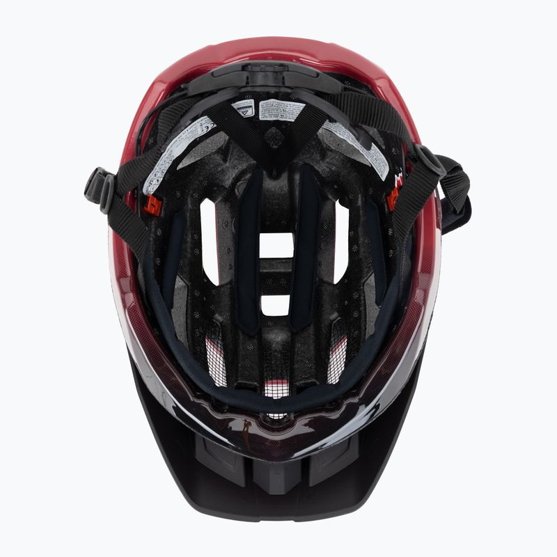 Шолом велосипедний UVEX Quatro CC red/black matt 5