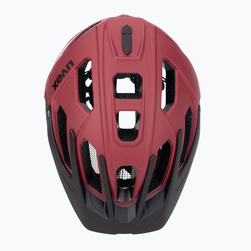 Шолом велосипедний UVEX Quatro CC red/black matt 6