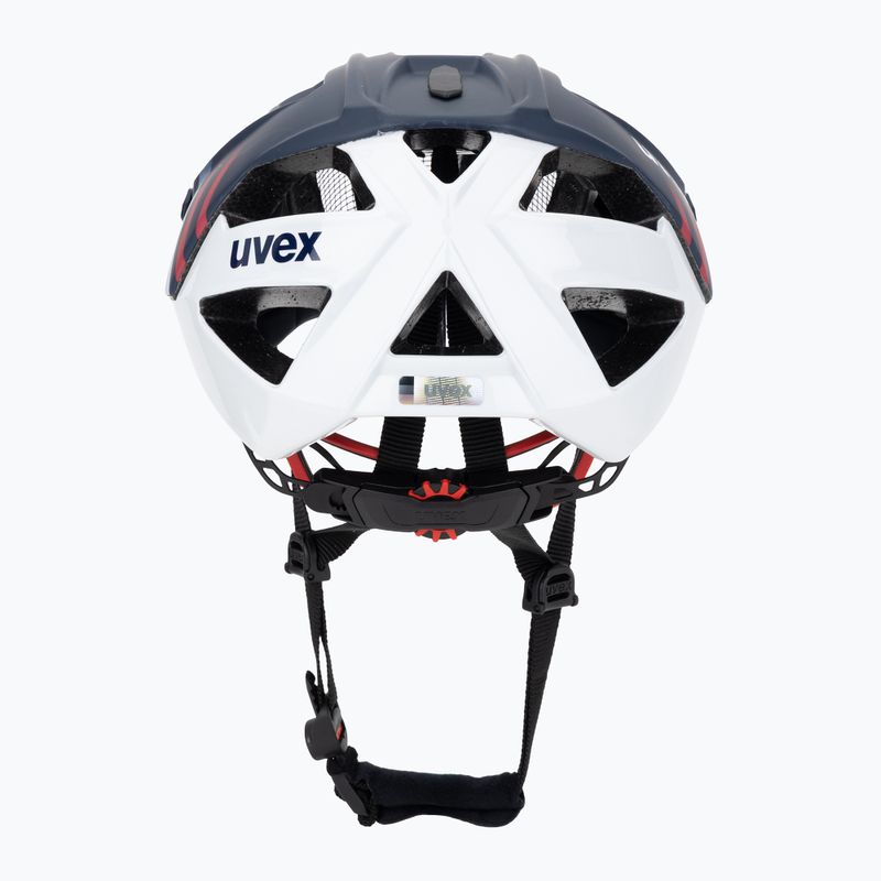 Шолом велосипедний UVEX Quatro CC deep space/white matt 4