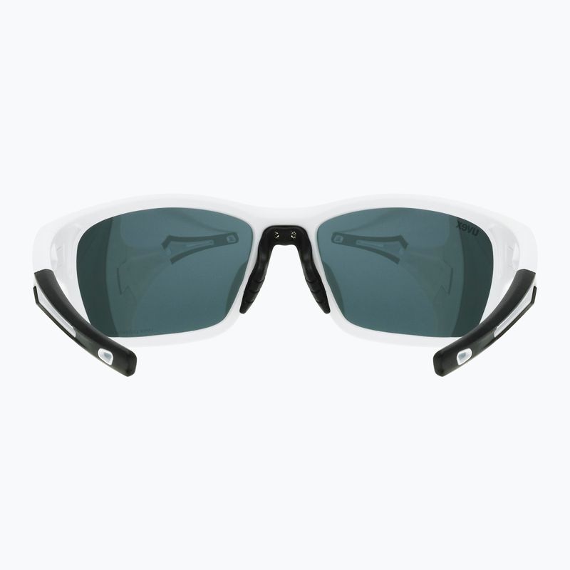 Окуляри велосипедні UVEX Sportstyle 232 P white mat/polavision mirror silver S5330028850 8