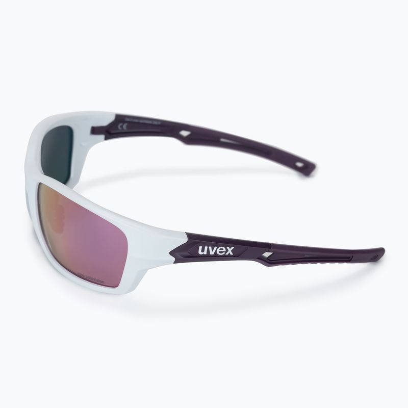 Окуляри велосипедні UVEX Sportstyle 232 P peacock prestige mat/polavision mirror pink S5330028330 4