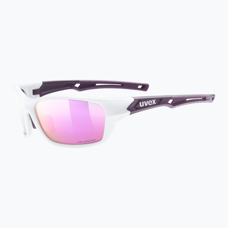 Окуляри велосипедні UVEX Sportstyle 232 P peacock prestige mat/polavision mirror pink S5330028330 5