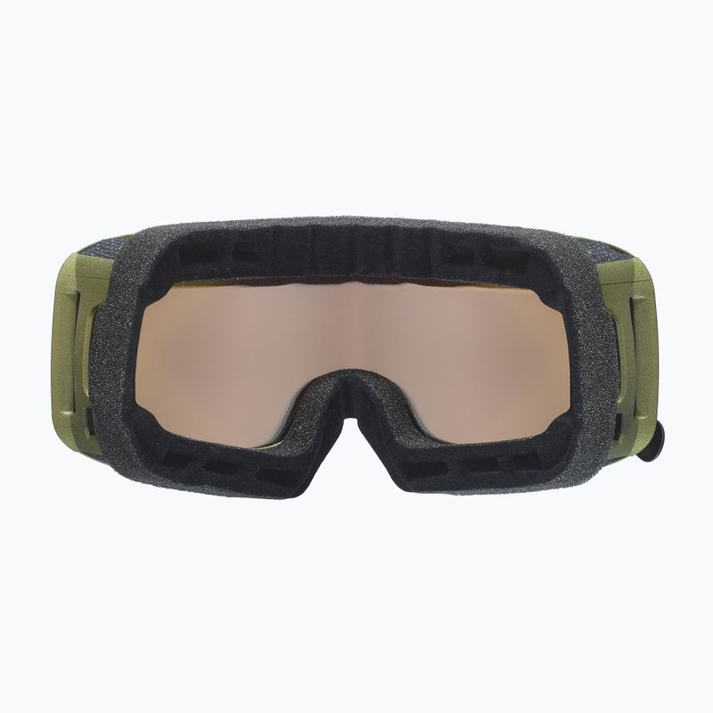 Маска лижна UVEX Saga TO croco mat/mirror gold/lasergold lite/clear 55/1/351/8030 10
