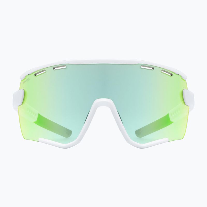 Окуляри сонцезахисні UVEX Sportstyle 236 комплект white matt/mirror green/clear 2