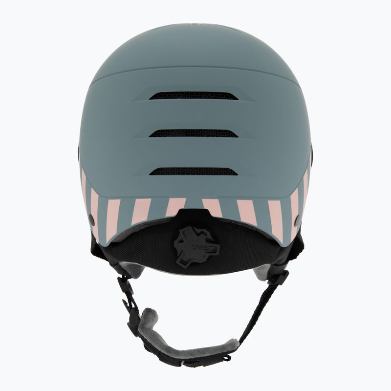 Шолом гірськолижний дитячий UVEX Rocket Visor Jr rhino/blush matt/mirror silver/lasergold lite 4