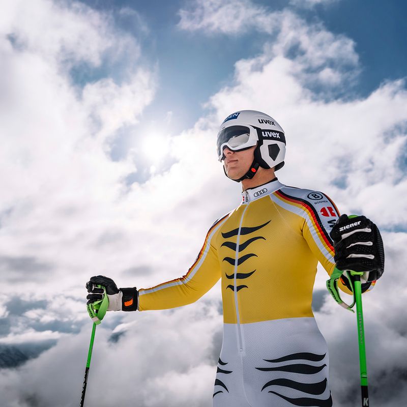 Лижний шолом UVEX Invictus all white 11