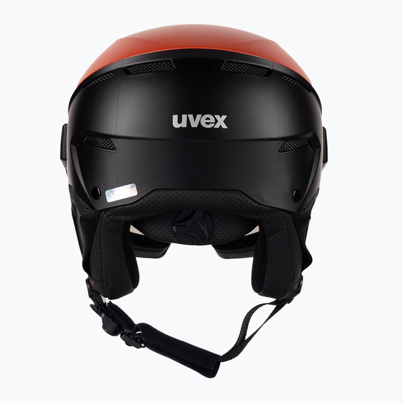 Шолом лижний UVEX Instinct Visor чорно-червоний 56/6/260/7005 3