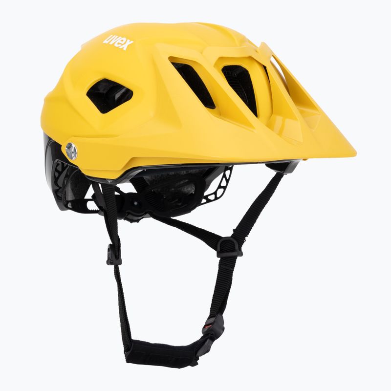 Шолом велосипедний UVEX Quatro Integrale sunbee/black