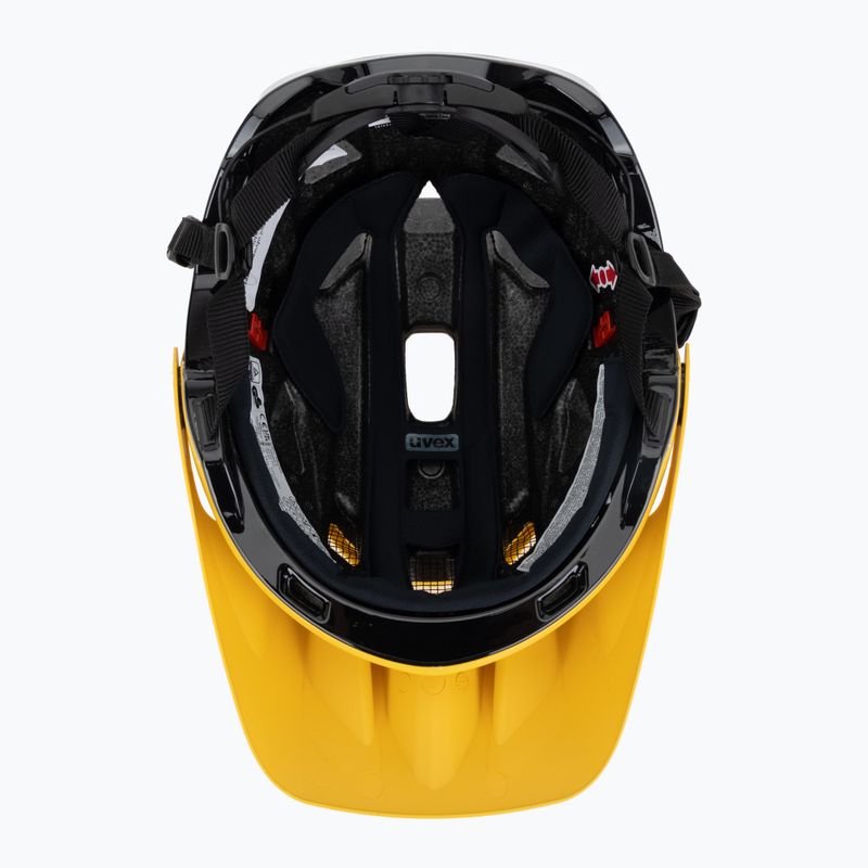 Шолом велосипедний UVEX Quatro Integrale sunbee/black 5