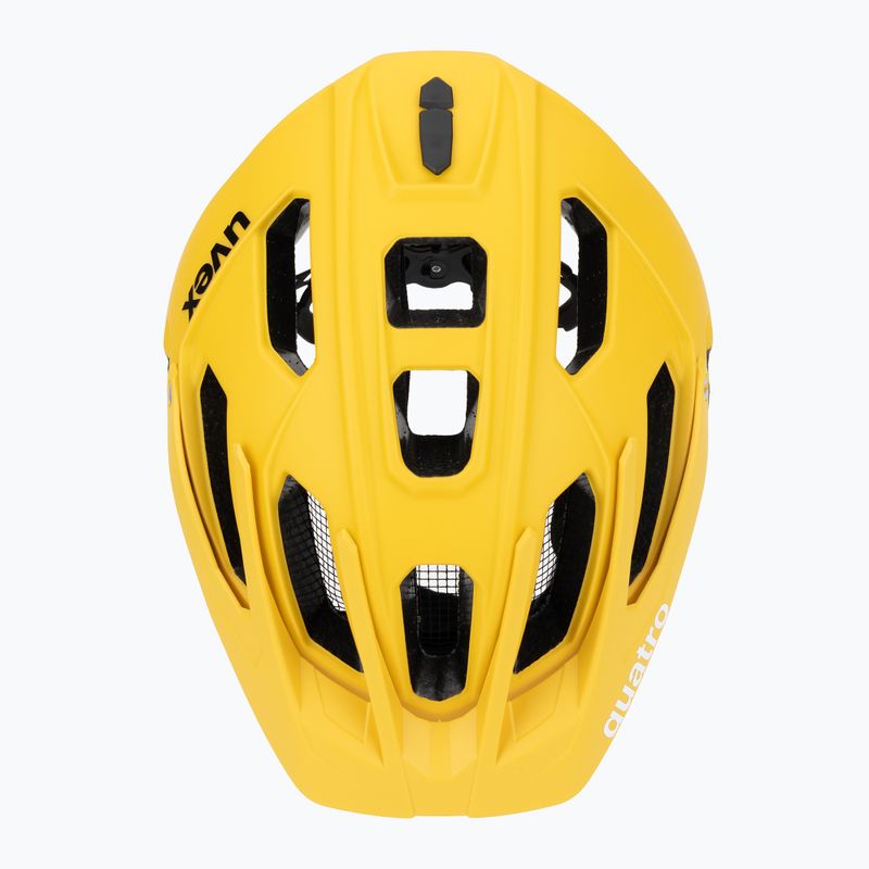 Шолом велосипедний UVEX Quatro CC sunbee/white matt 6