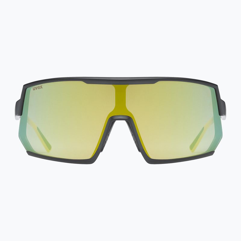Окуляри велосипедні UVEX Sportstyle 235 sunbee black mat/mirror yellow 53/3/003/2616 2