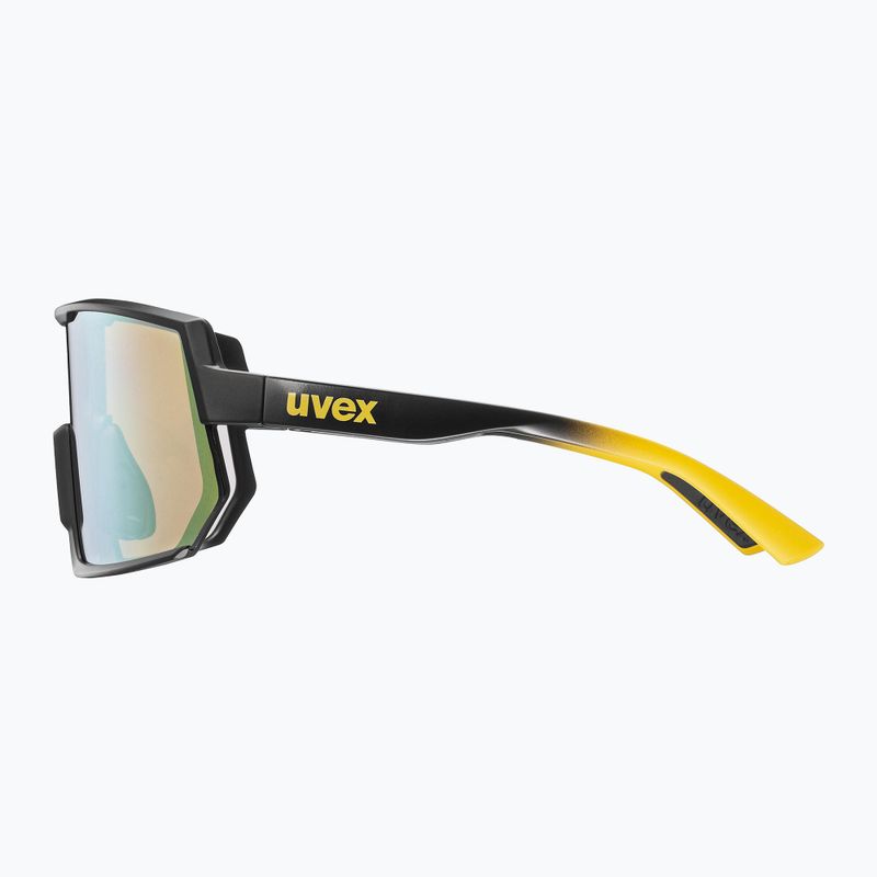 Окуляри велосипедні UVEX Sportstyle 235 sunbee black mat/mirror yellow 53/3/003/2616 3