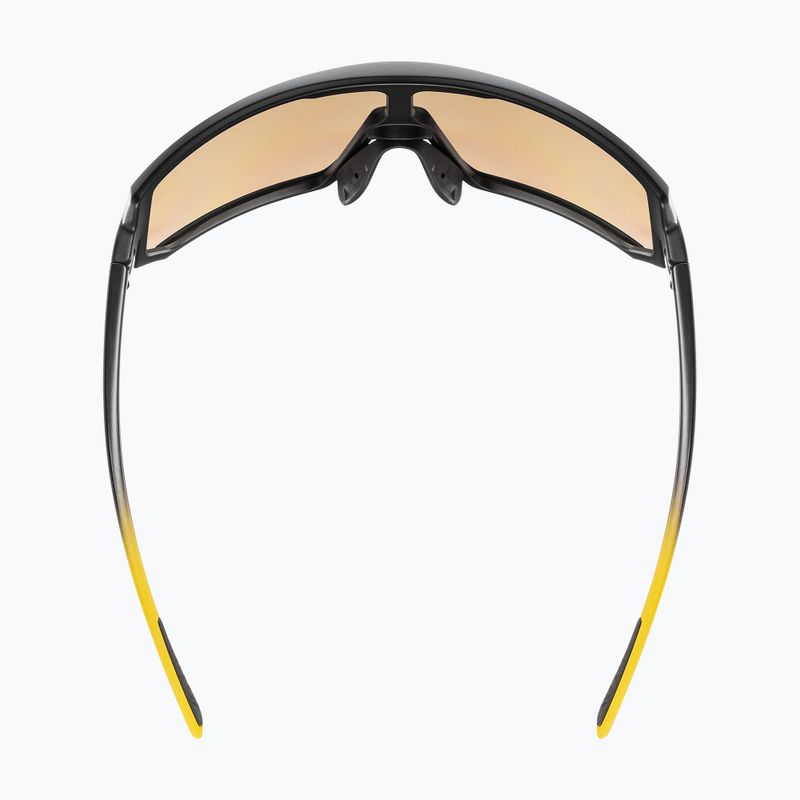 Окуляри велосипедні UVEX Sportstyle 235 sunbee black mat/mirror yellow 53/3/003/2616 4