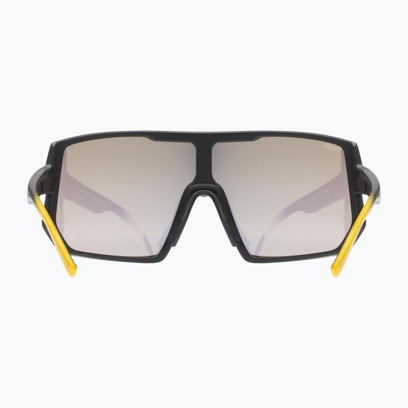 Окуляри велосипедні UVEX Sportstyle 235 sunbee black mat/mirror yellow 53/3/003/2616 5