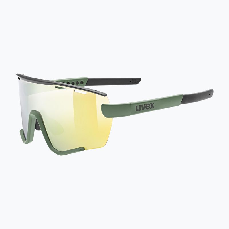 Окуляри велосипедні UVEX Sportstyle 236 Set moss green black mat/mirror yellow 53/3/004/7216 7