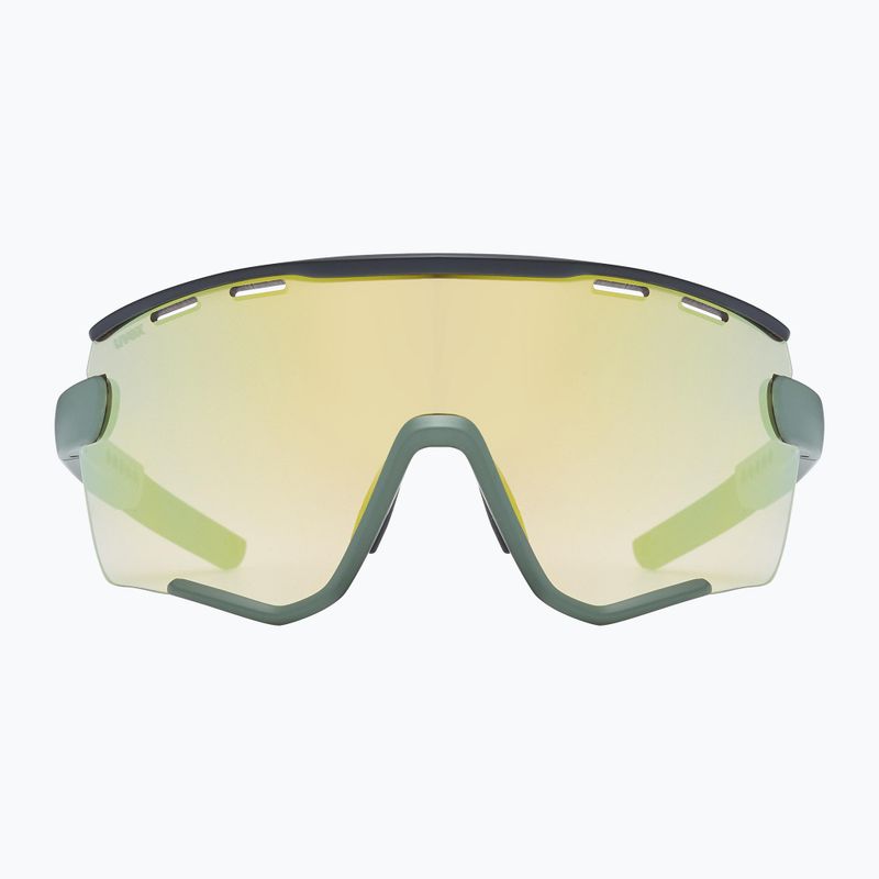 Окуляри велосипедні UVEX Sportstyle 236 Set moss green black mat/mirror yellow 53/3/004/7216 8