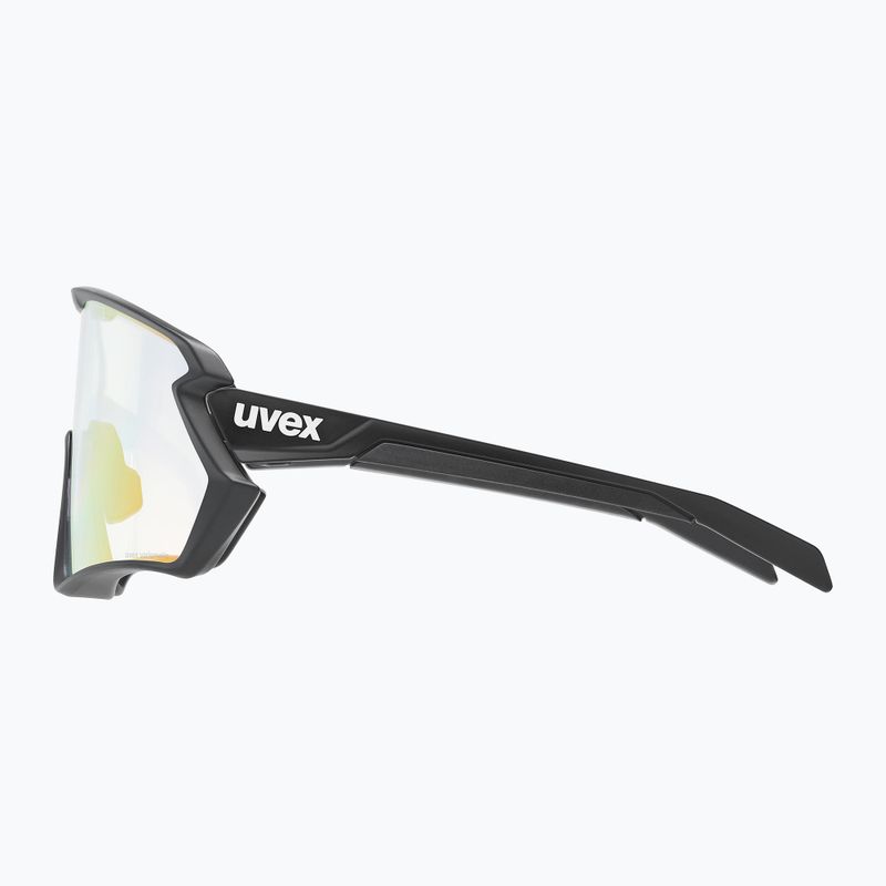 Окуляри велосипедні UVEX Sportstyle 231 2.0 V black mat/litemirror red 53/3/028/2203 3