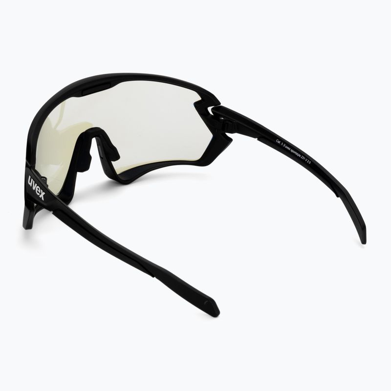 Окуляри велосипедні UVEX Sportstyle 231 2.0 V black mat/litemirror blue 53/3/028/2204 2