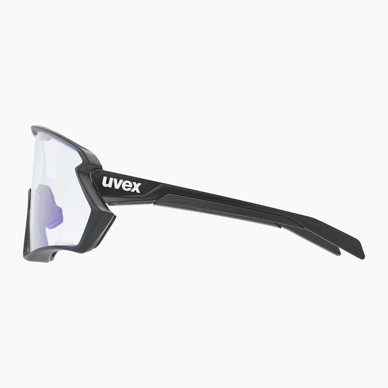 Окуляри велосипедні UVEX Sportstyle 231 2.0 V black mat/litemirror blue 53/3/028/2204 8