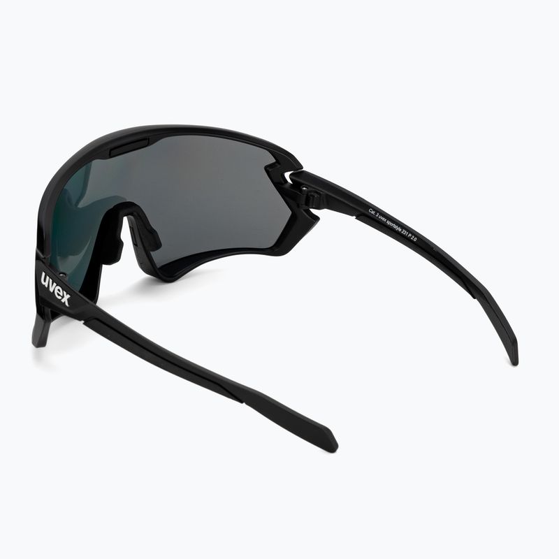 Окуляри велосипедні UVEX Sportstyle 231 2.0 P black mat/mirror red 53/3/029/2230 2