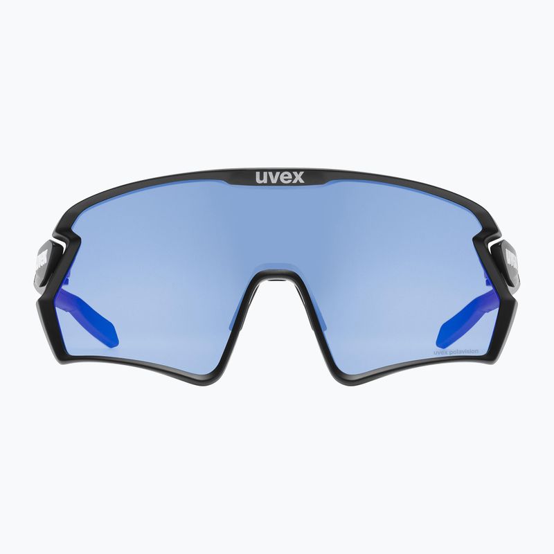Окуляри велосипедні UVEX Sportstyle 231 2.0 P black mat/mirror blue 53/3/029/2240 6