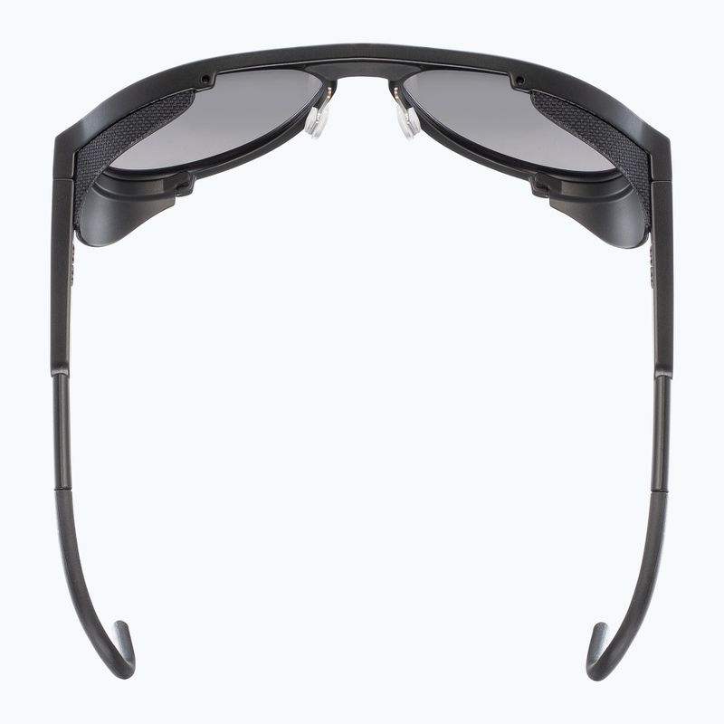 Сонцезахисні окуляри UVEX Mtn Classic P чорні матові / дзеркальні сріблясті 4