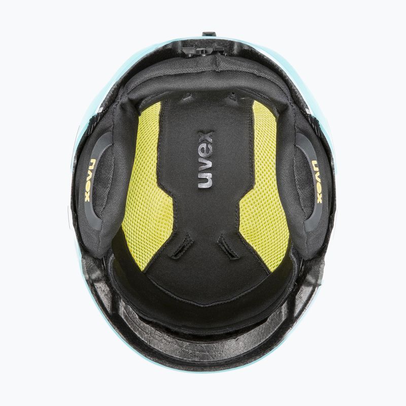 Дитячий лижний шолом UVEX Viti Jr turquoise rabbit 5