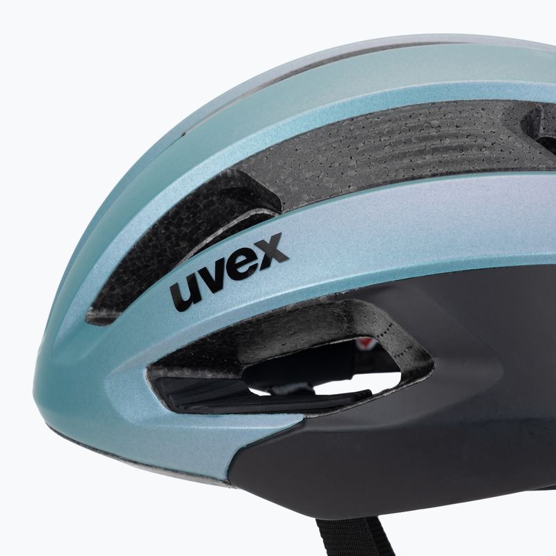 Шолом велосипедний UVEX Rise CC flip flop/black matt 7